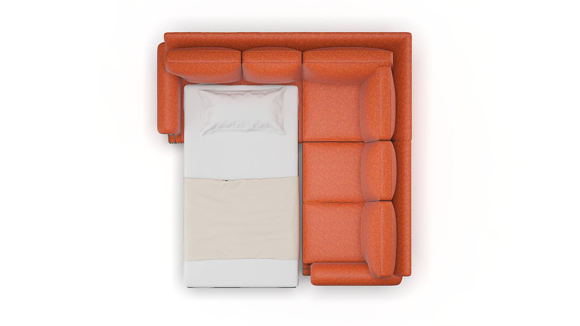 Rotterdam Notion Tang Sectional Sleeper Espresso legs 3