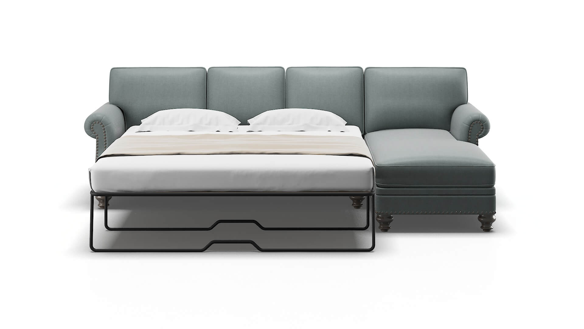 Rotterdam Oakley Baltic Panel Sleeper Espresso legs 1