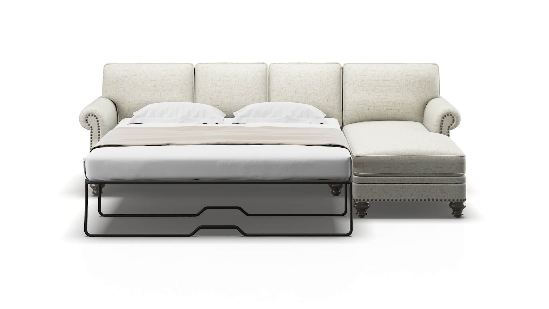 Rotterdam Oceanside Birch Panel Sleeper Espresso legs 1