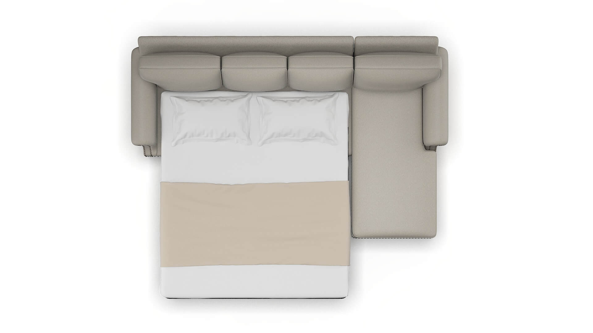 Rotterdam Oscar Silver Panel Sleeper Espresso legs 3