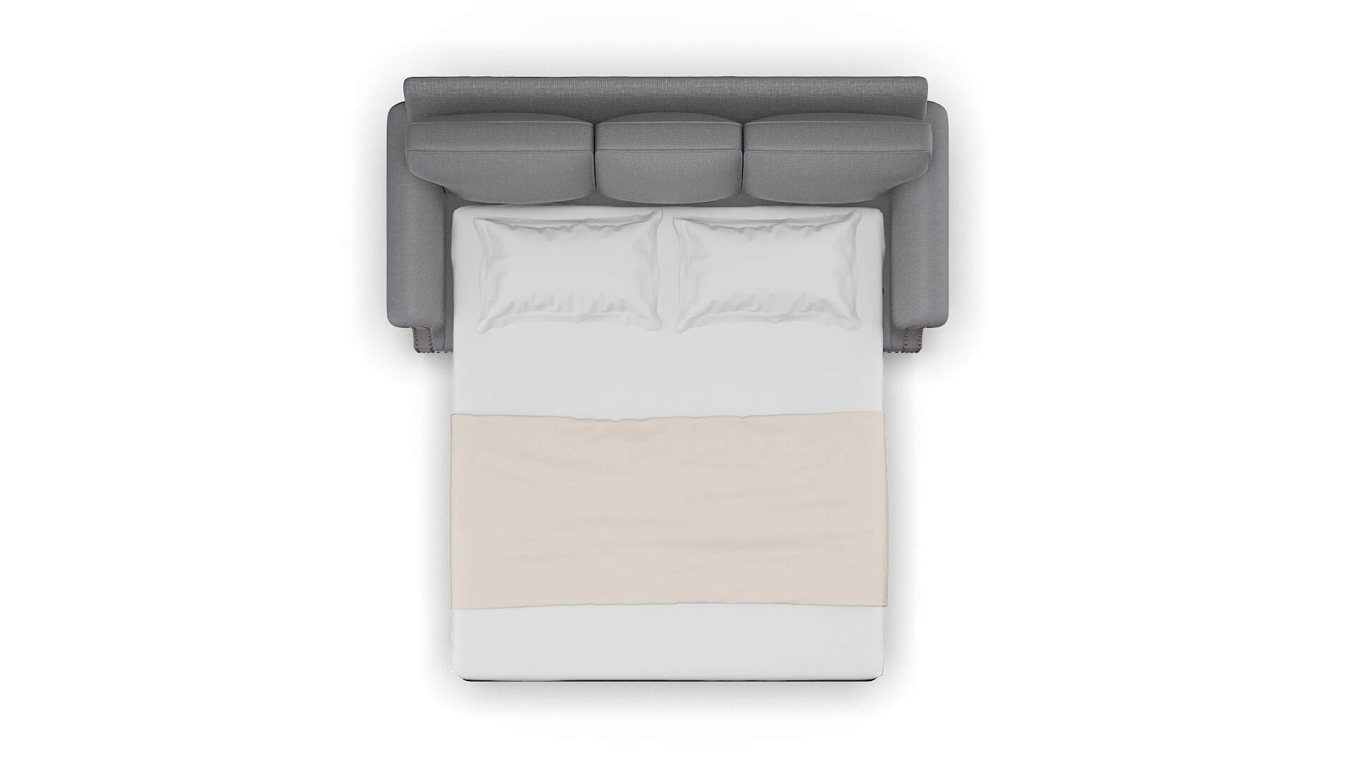 Rotterdam Parker Ash Sofa Sleeper Espresso legs 3