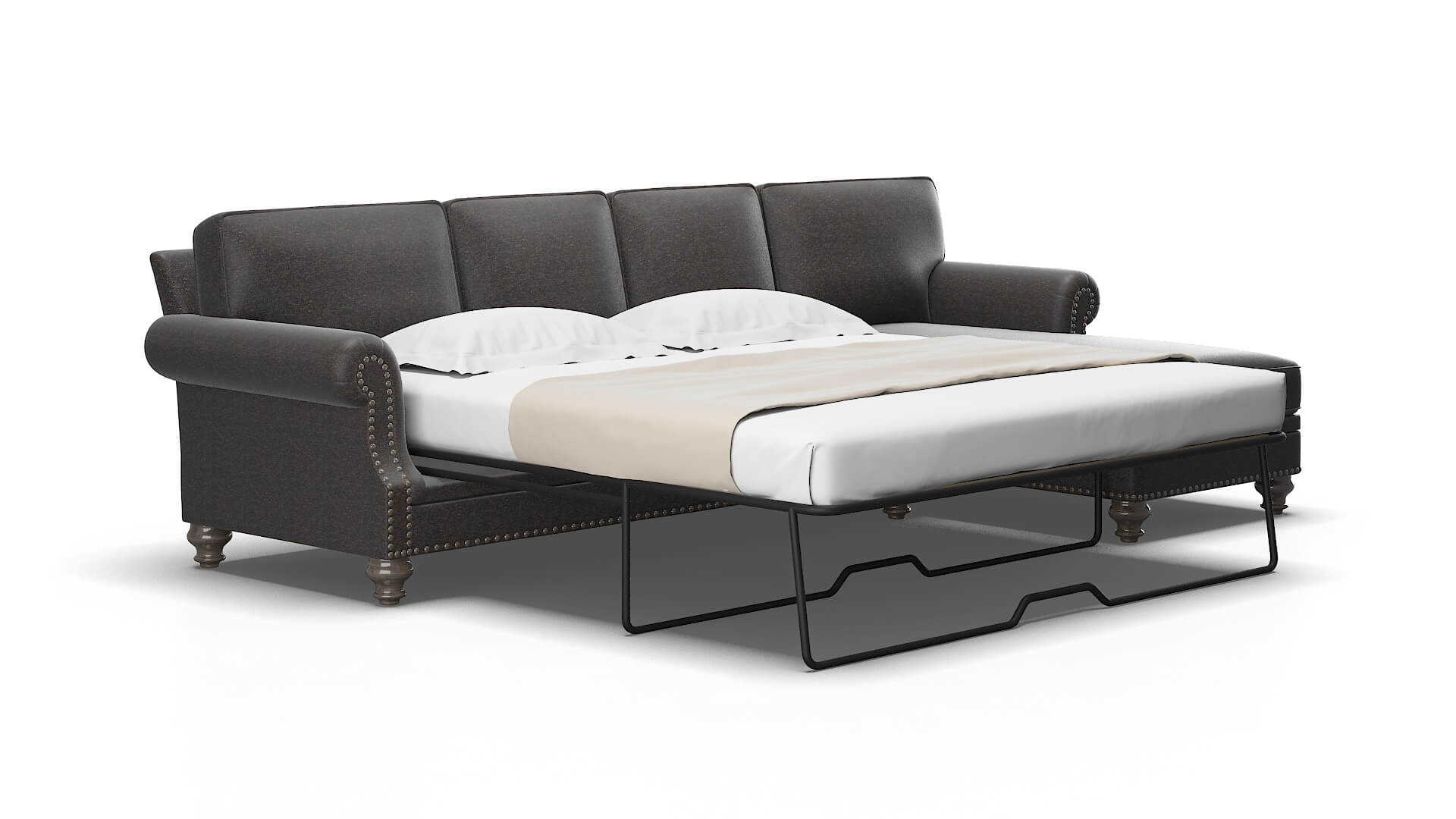 Rotterdam Phoenix chocolate Panel sleeper Espresso Legs  2