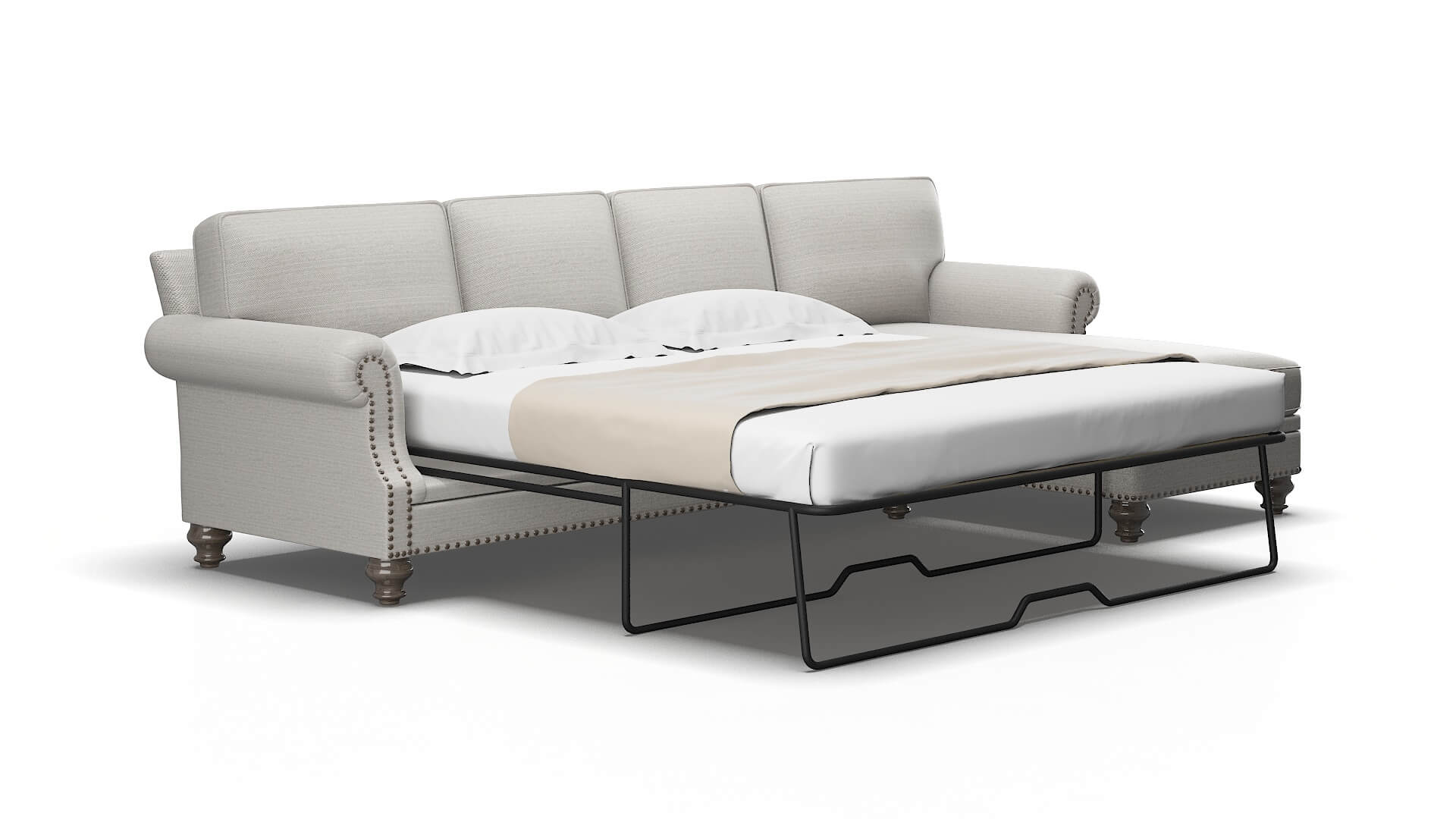 Rotterdam Phoenix silver Panel sleeper Espresso Legs  2