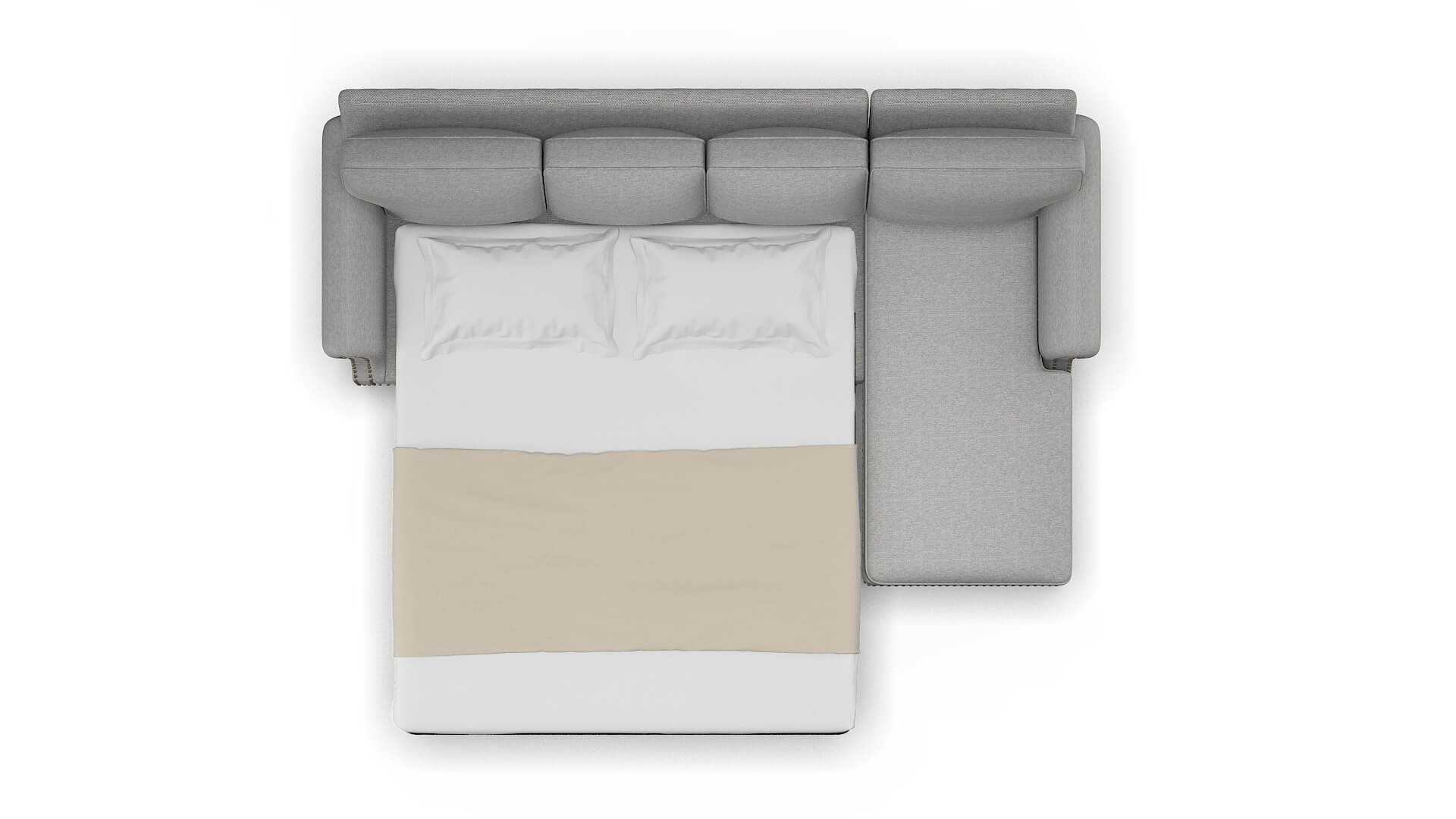 Rotterdam Phoenix Smoke Panel Sleeper Espresso legs 3