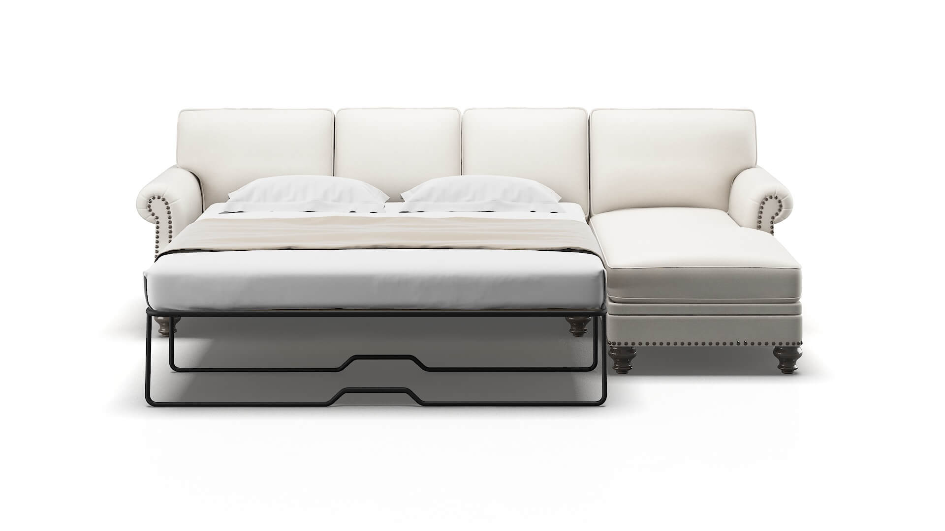 Rotterdam Redondo Pearl Panel Sleeper Espresso legs 1