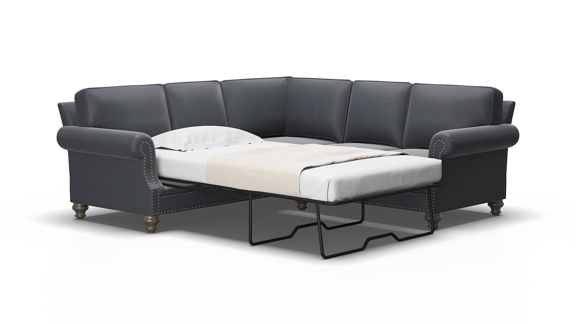 Rotterdam Rocket eclipse Sectional sleeper Espresso Legs  2
