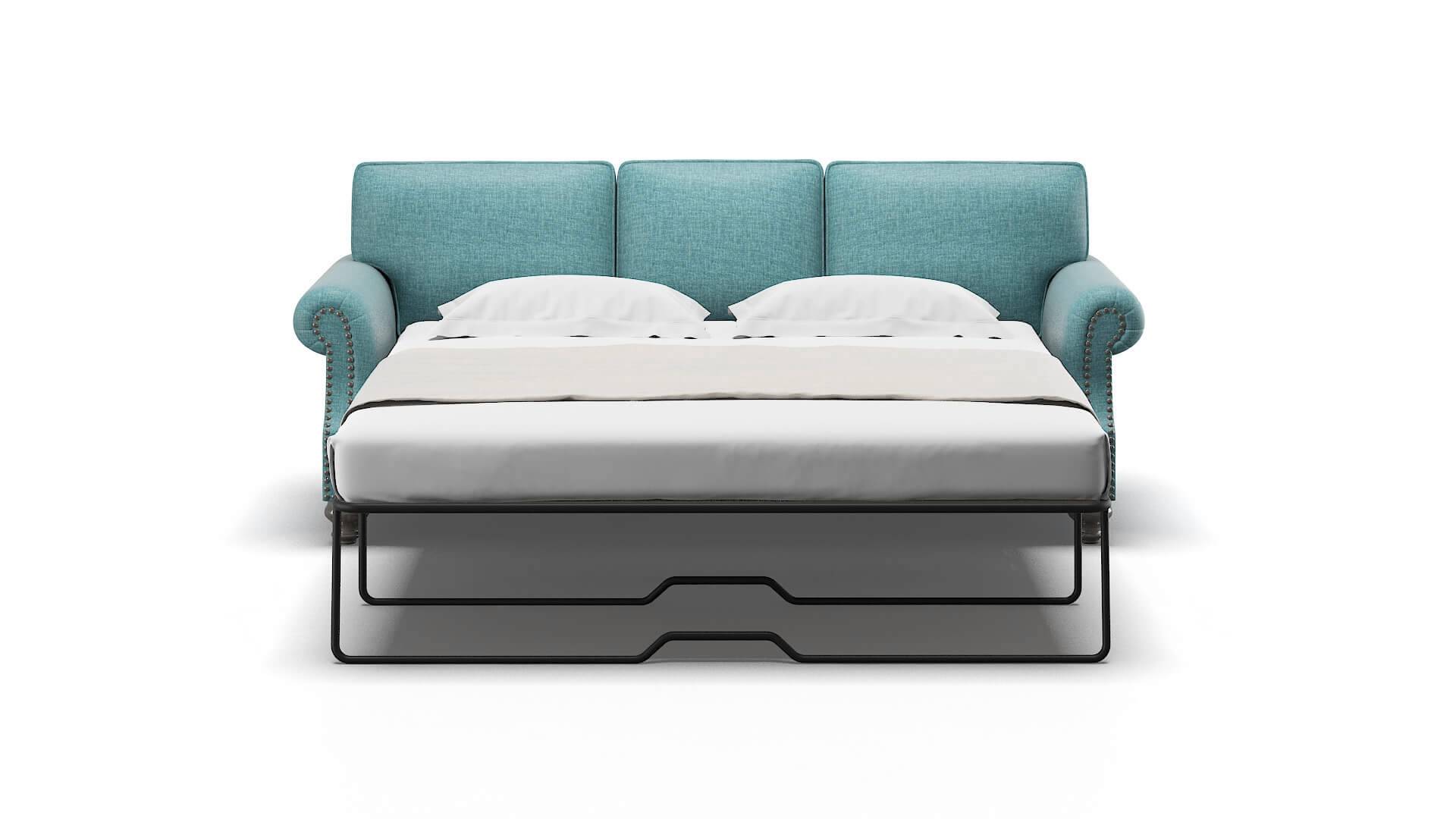 Rotterdam Rocket Peacock Sofa Sleeper Espresso legs 1