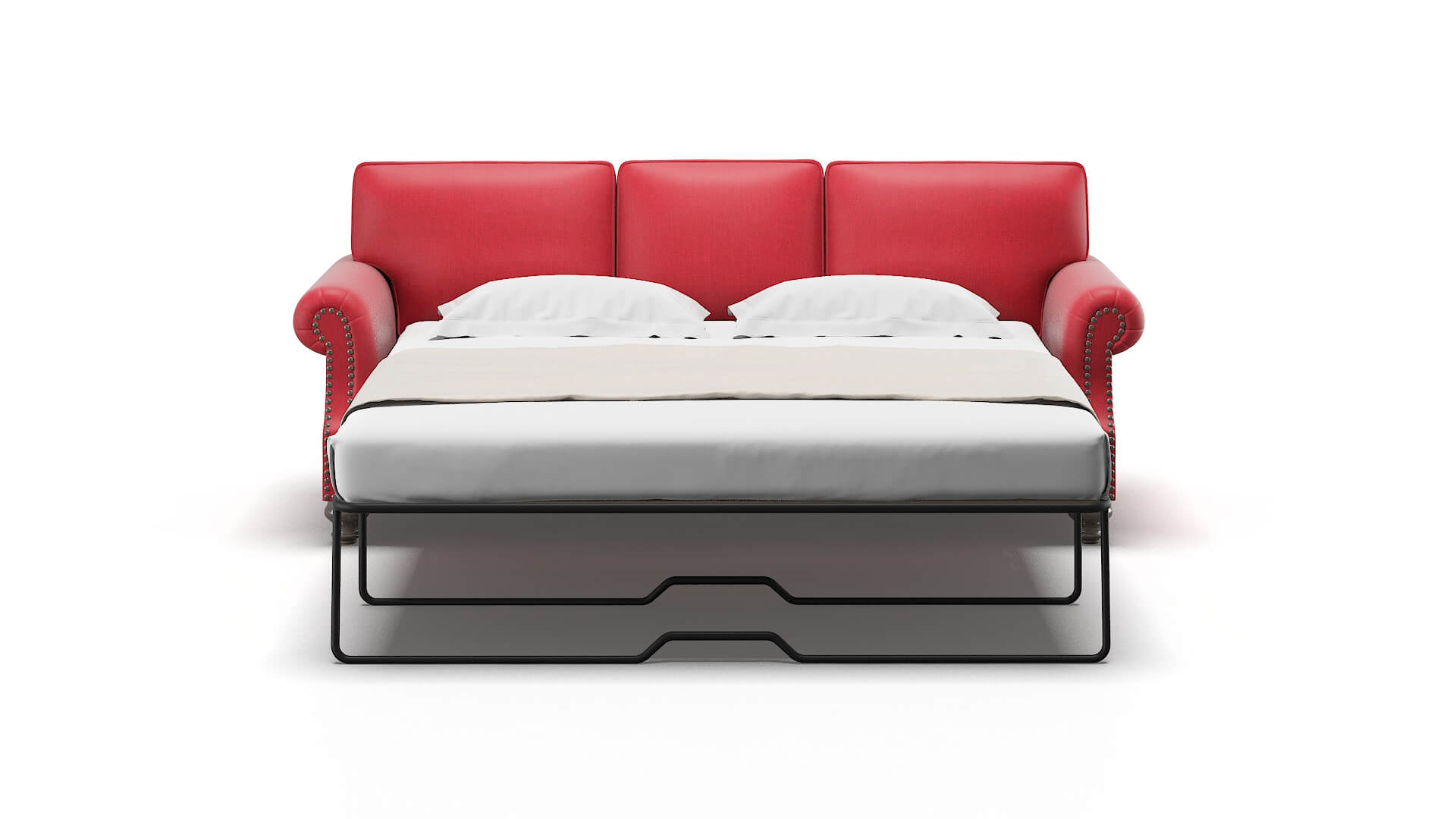 Rotterdam Sorrento Berry Sofa Sleeper Espresso legs 1