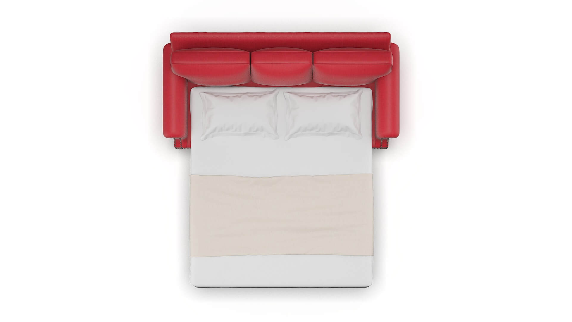 Rotterdam Sorrento Berry Sofa Sleeper Espresso legs 3