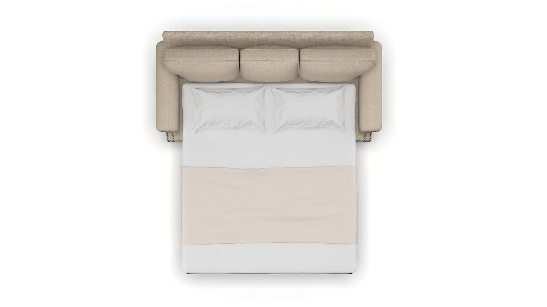 Rotterdam Sosoftness 74 Sofa Sleeper Espresso legs 3