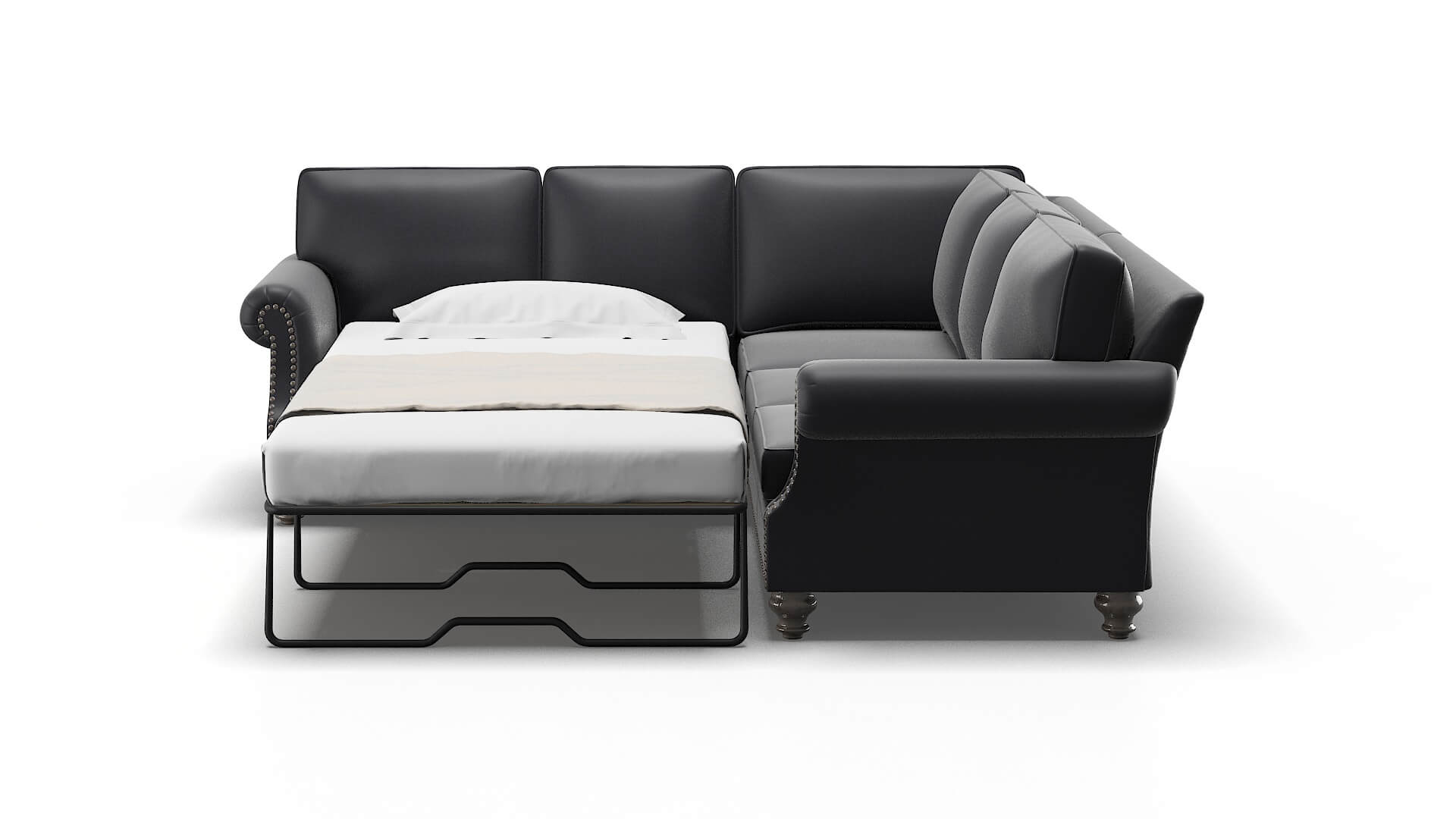 Rotterdam Urban_d Eclipse Sectional Sleeper Espresso legs 1