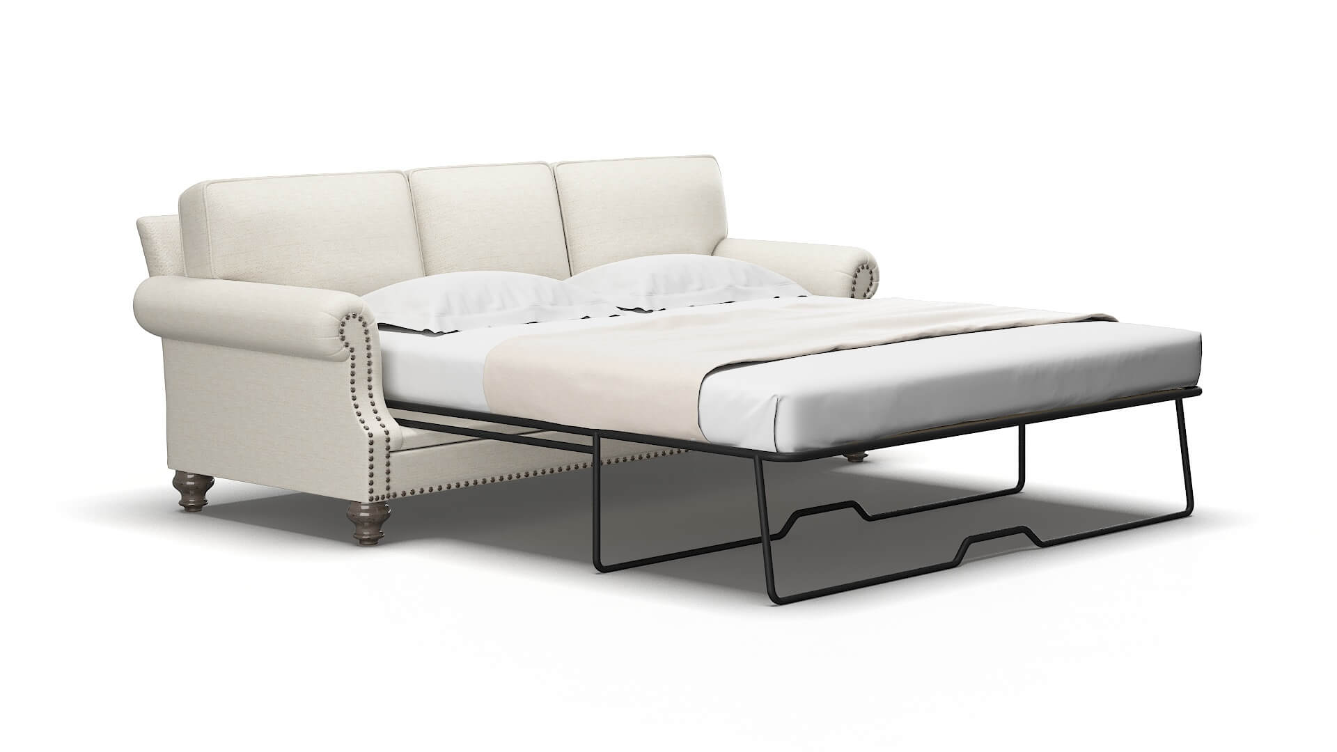 Rotterdam Venus cream Sofa sleeper Espresso Legs  2
