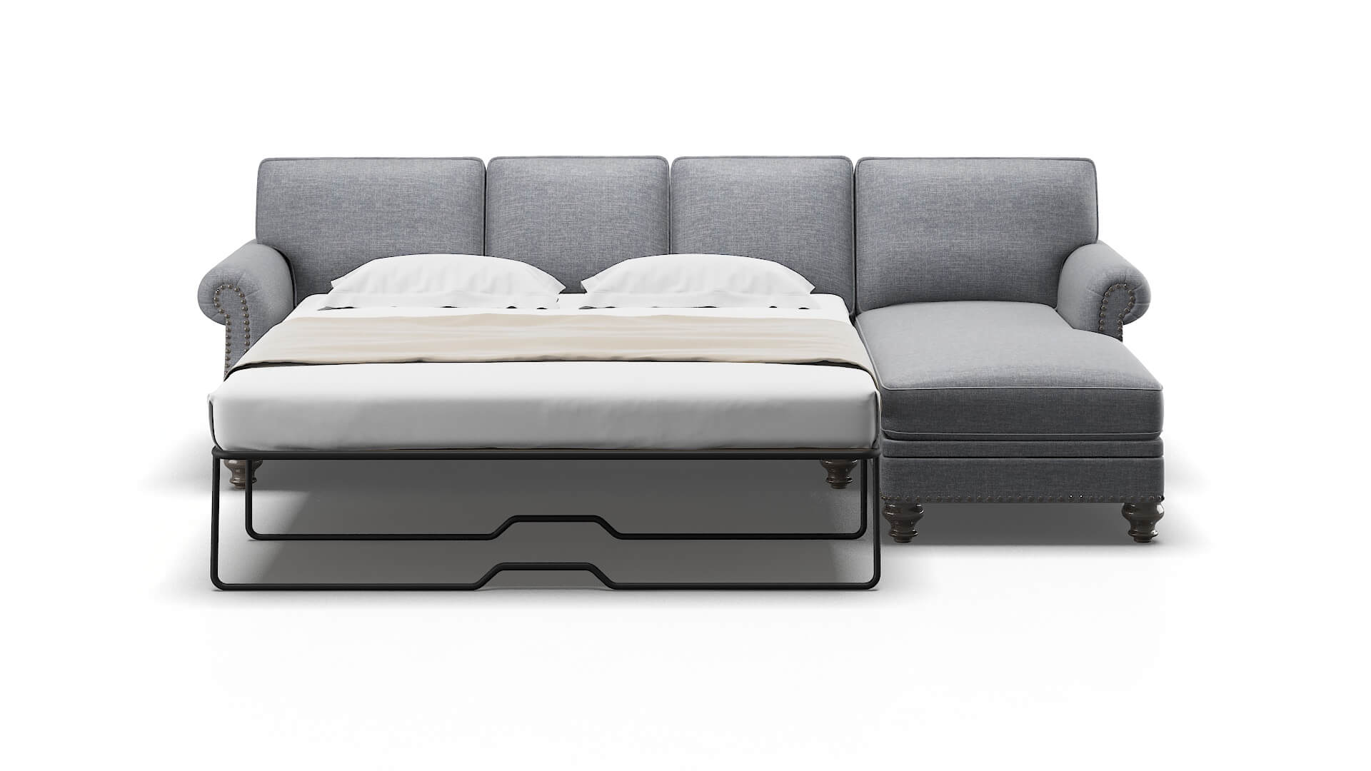 Rotterdam Venus Mist Panel Sleeper Espresso legs 1