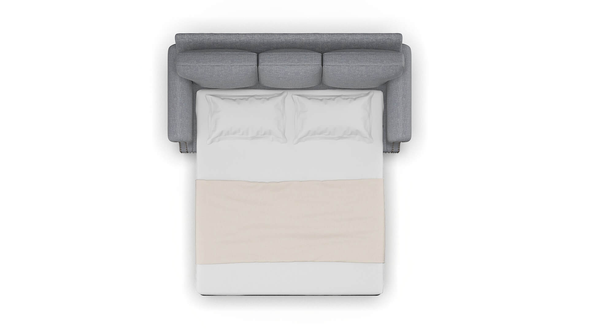 Rotterdam Venus Mist Sofa Sleeper Espresso legs 3