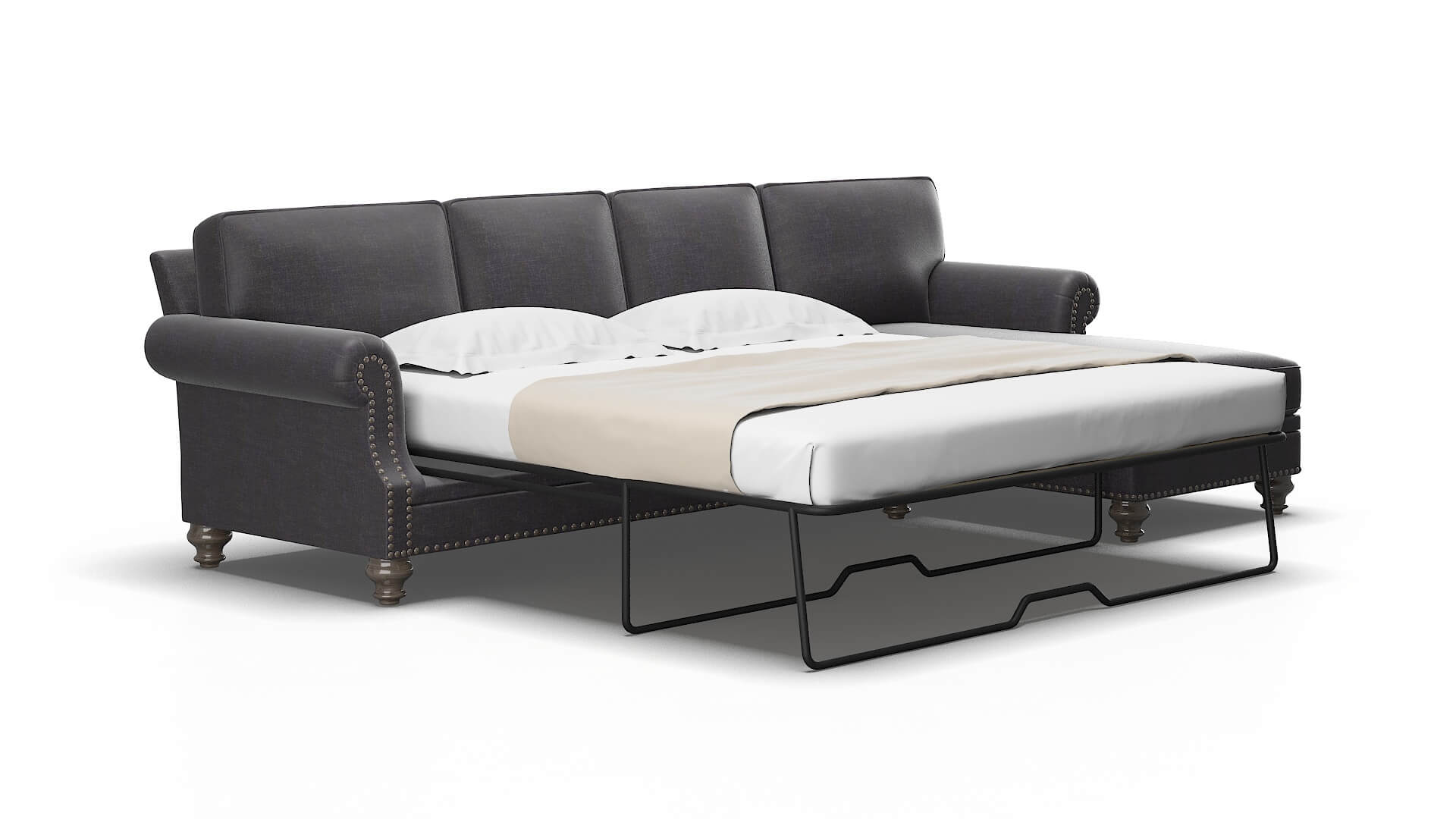 Rotterdam Venus onyx Panel sleeper Espresso Legs  2