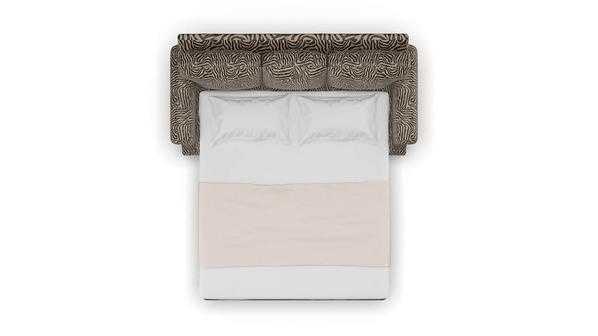 Rotterdam Zambia Coffee Sofa Sleeper Espresso legs 3