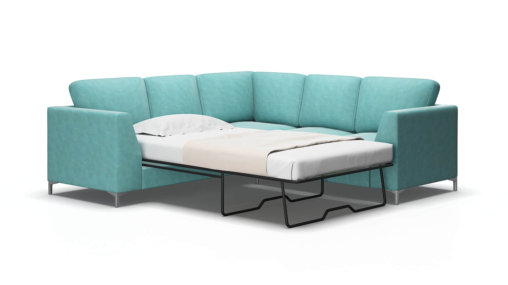 Royal Avalon_hp Aqua Sectional Sleeper Espresso legs 2