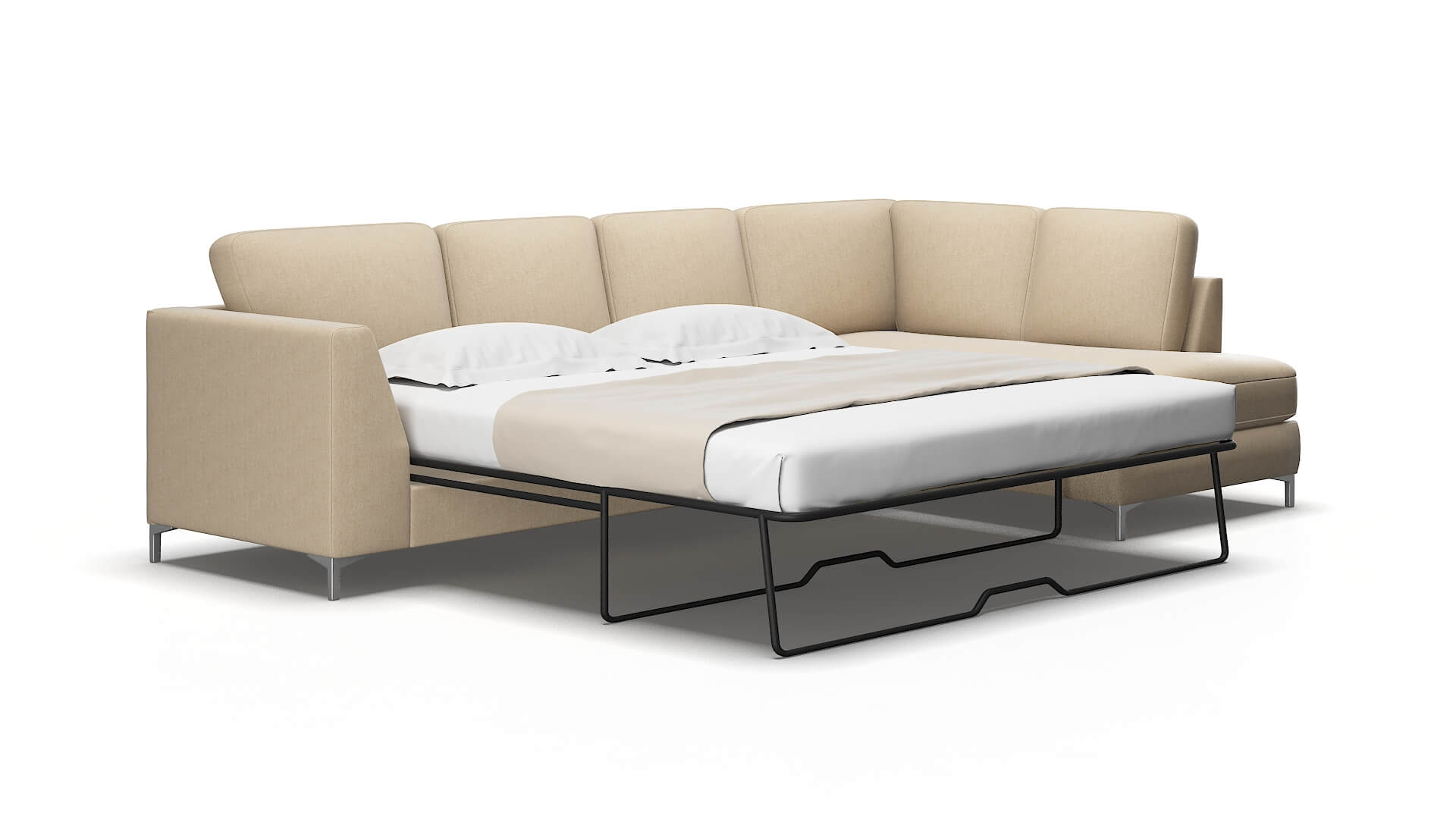 Royal Avenger Burlap Panel Sleeper Espresso legs 2