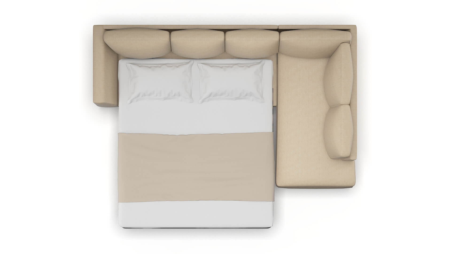 Royal Avenger Burlap Panel Sleeper Espresso legs 3