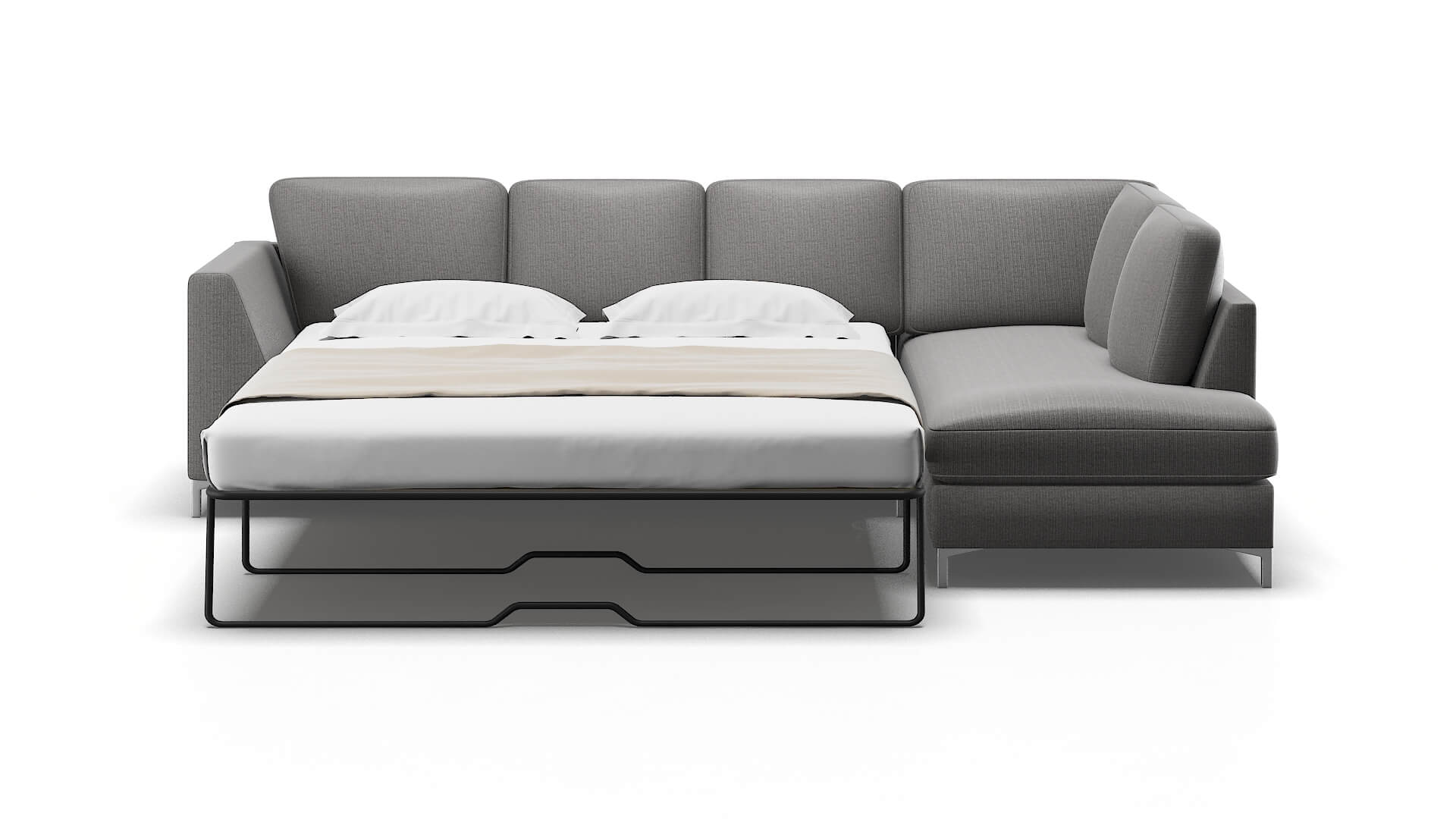 Royal Avenger Zinc Panel Sleeper Espresso legs 1