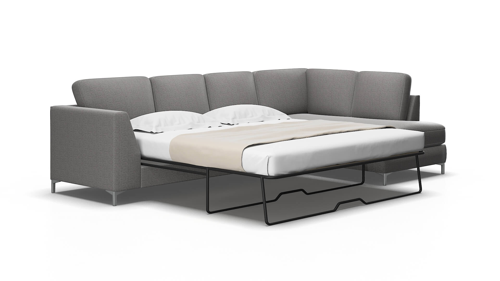 Royal Avenger Zinc Panel Sleeper Espresso legs 2