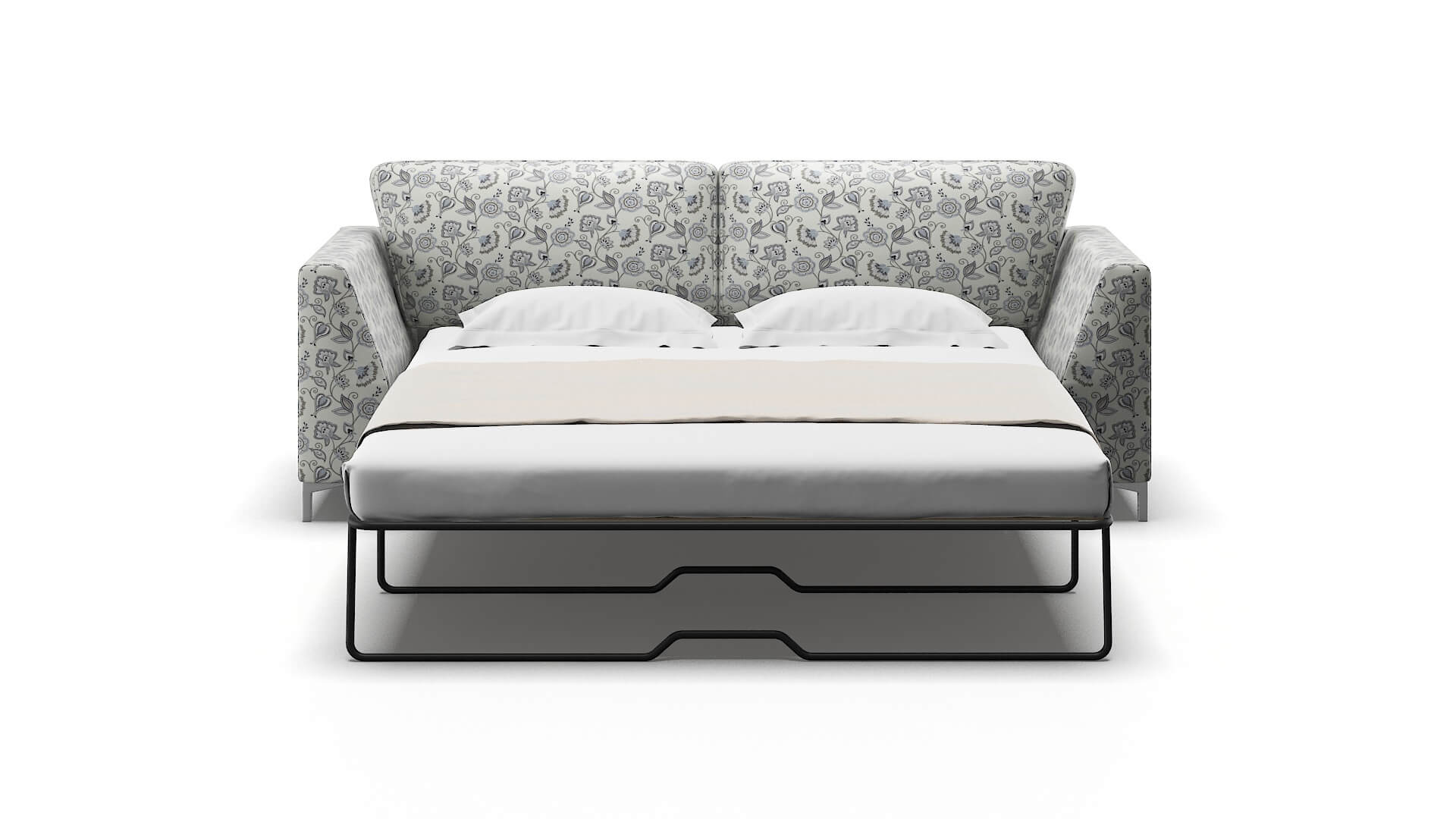 Royal Avignon Sky Sofa Sleeper Espresso legs 1