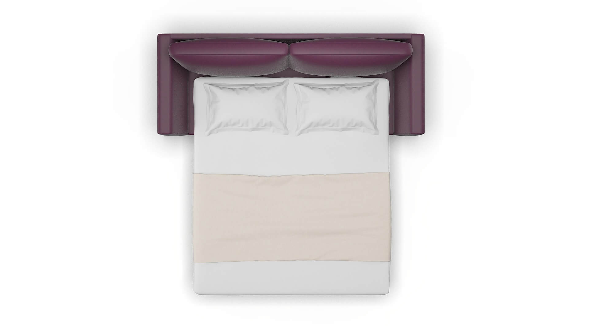 Royal Bella Aubergine Sofa Sleeper Espresso legs 3