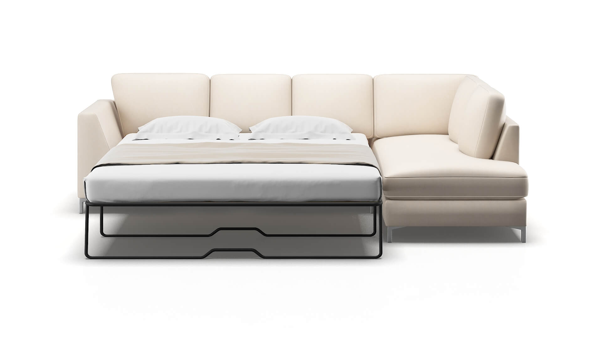 Royal Bella Buckwheat Panel Sleeper Espresso legs 1