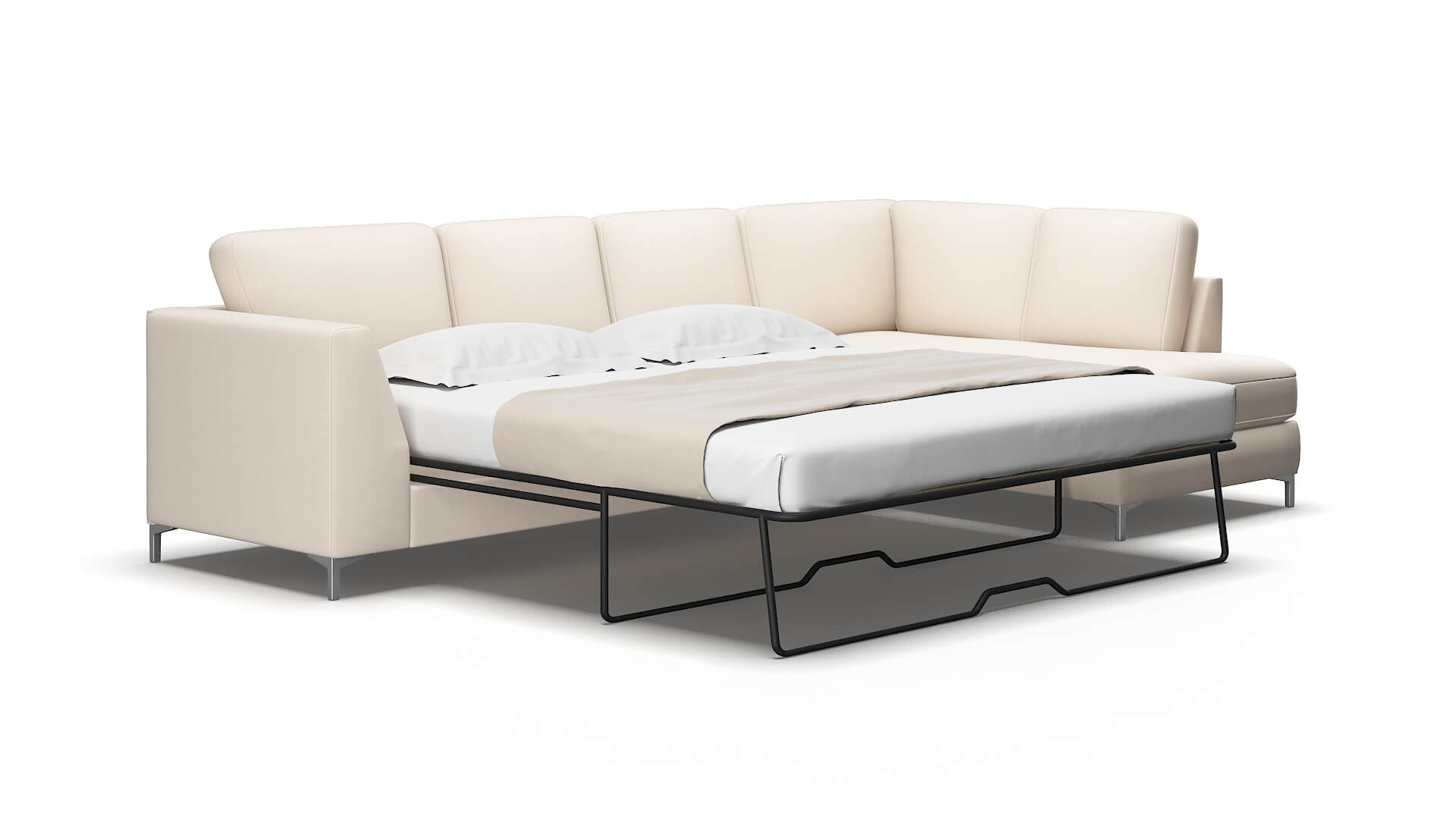 Royal Bella Buckwheat Panel Sleeper Espresso legs 2