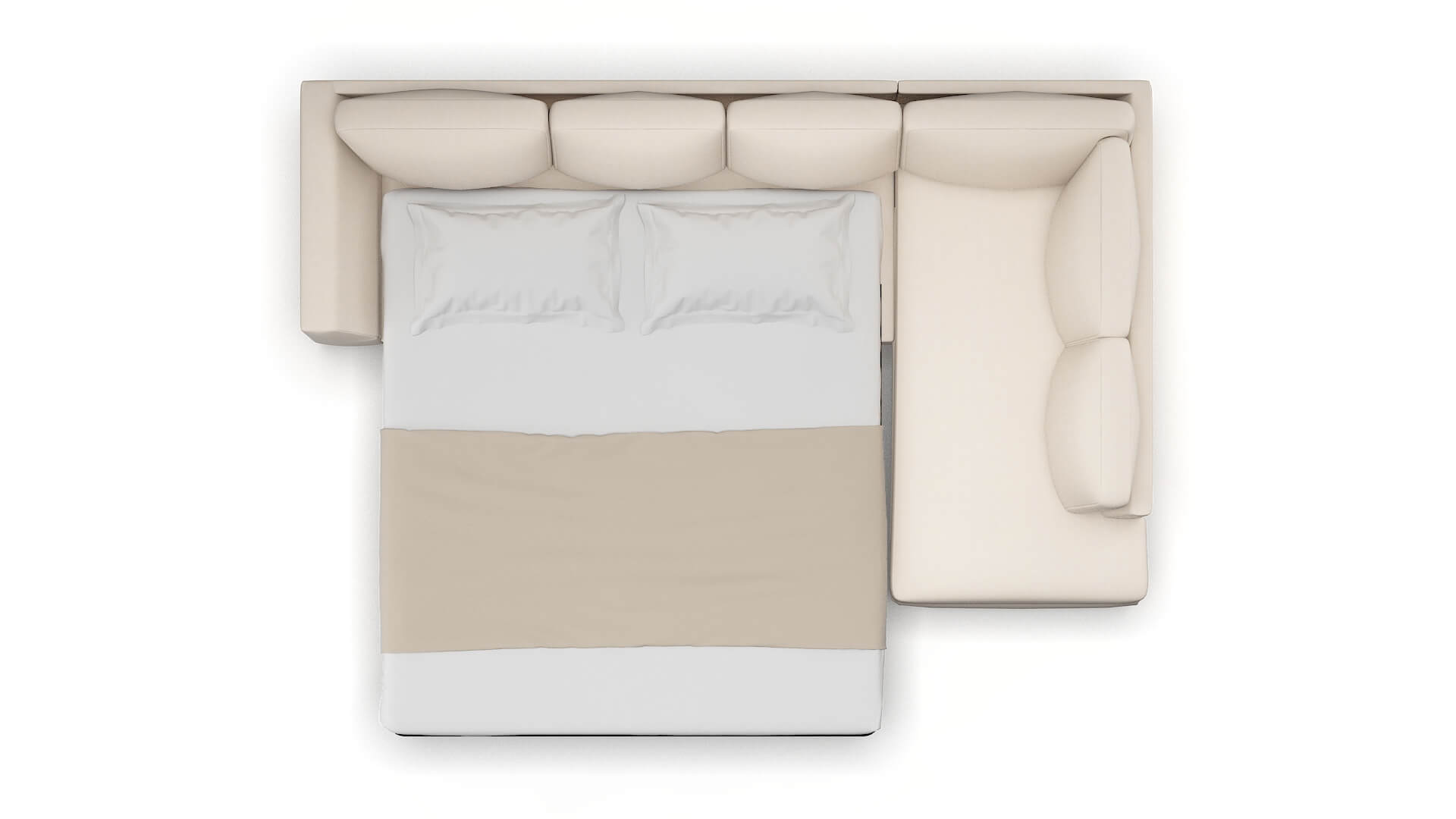 Royal Bella Buckwheat Panel Sleeper Espresso legs 3