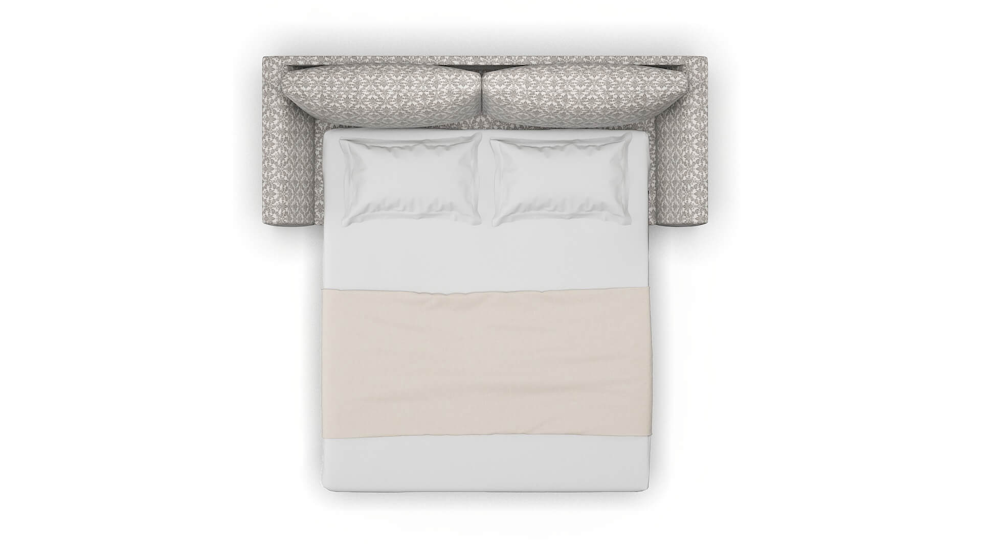 Royal Bergamo Dove Sofa Sleeper Espresso legs 3