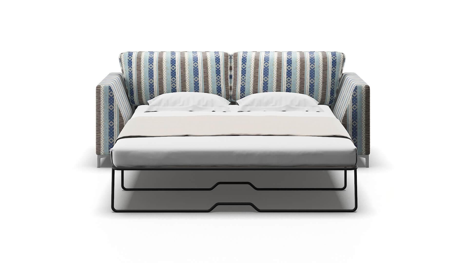 Royal Bodhi Indigo Sofa Sleeper Espresso legs 1