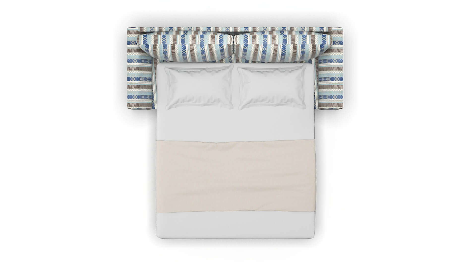 Royal Bodhi Indigo Sofa Sleeper Espresso legs 3