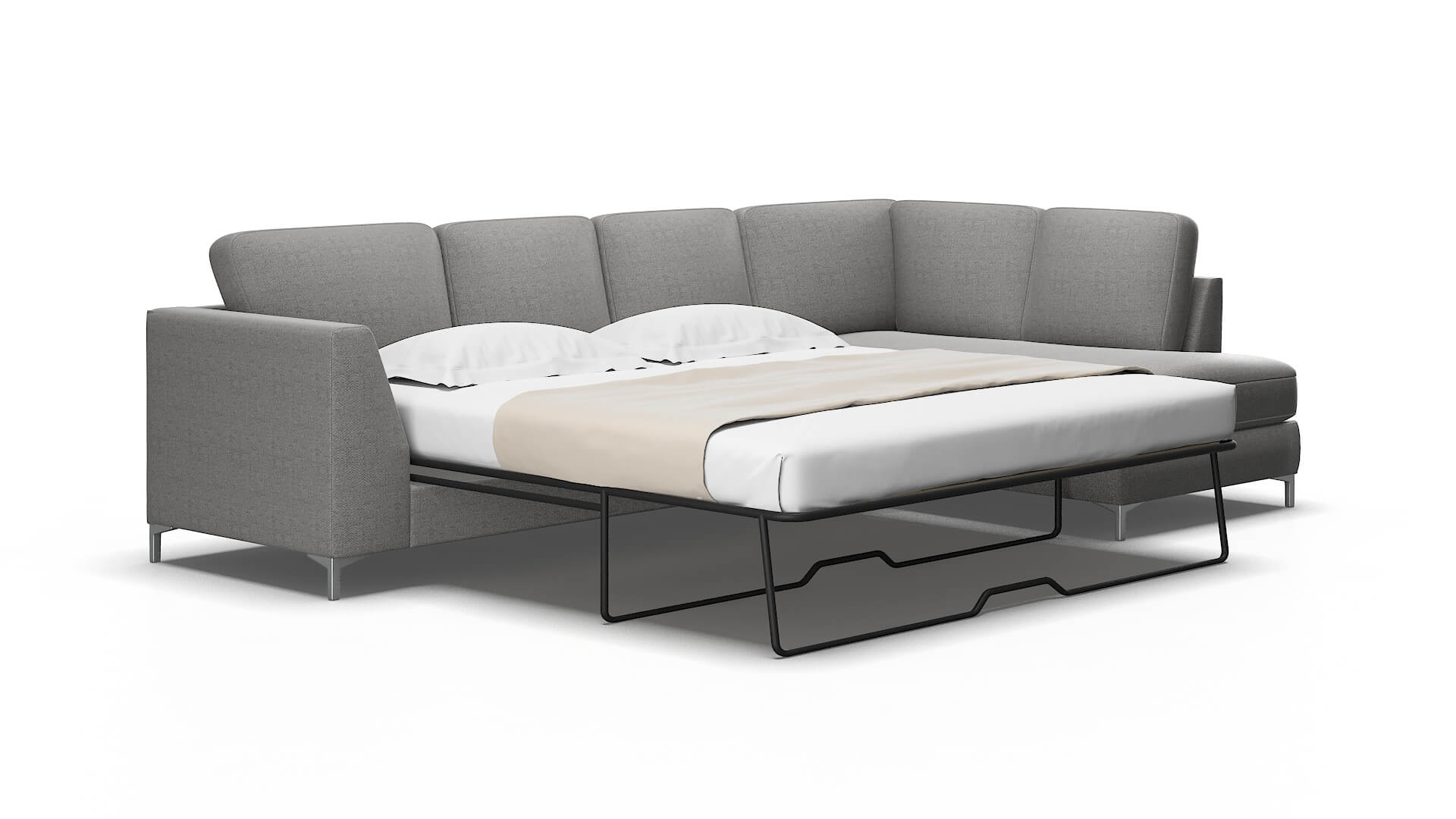 Royal Catalina Steel Panel Sleeper Espresso legs 2