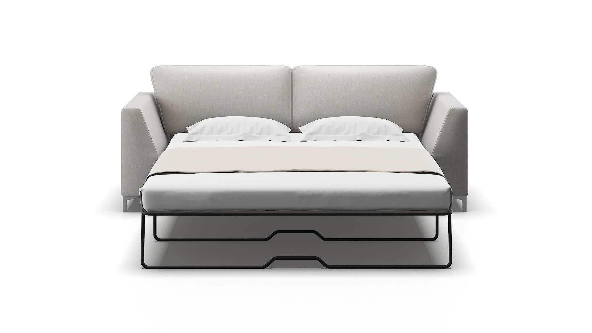 Royal Cosmo Silver Sofa Sleeper Espresso legs 1