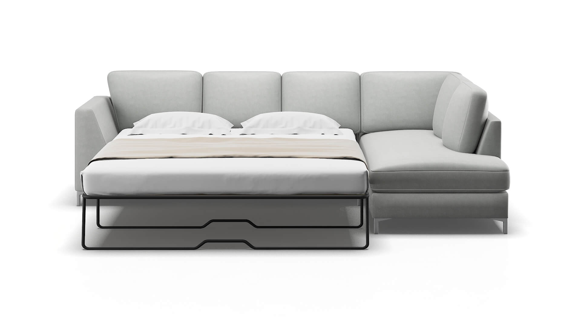 Royal Dawson Platinum Panel Sleeper Espresso legs 1