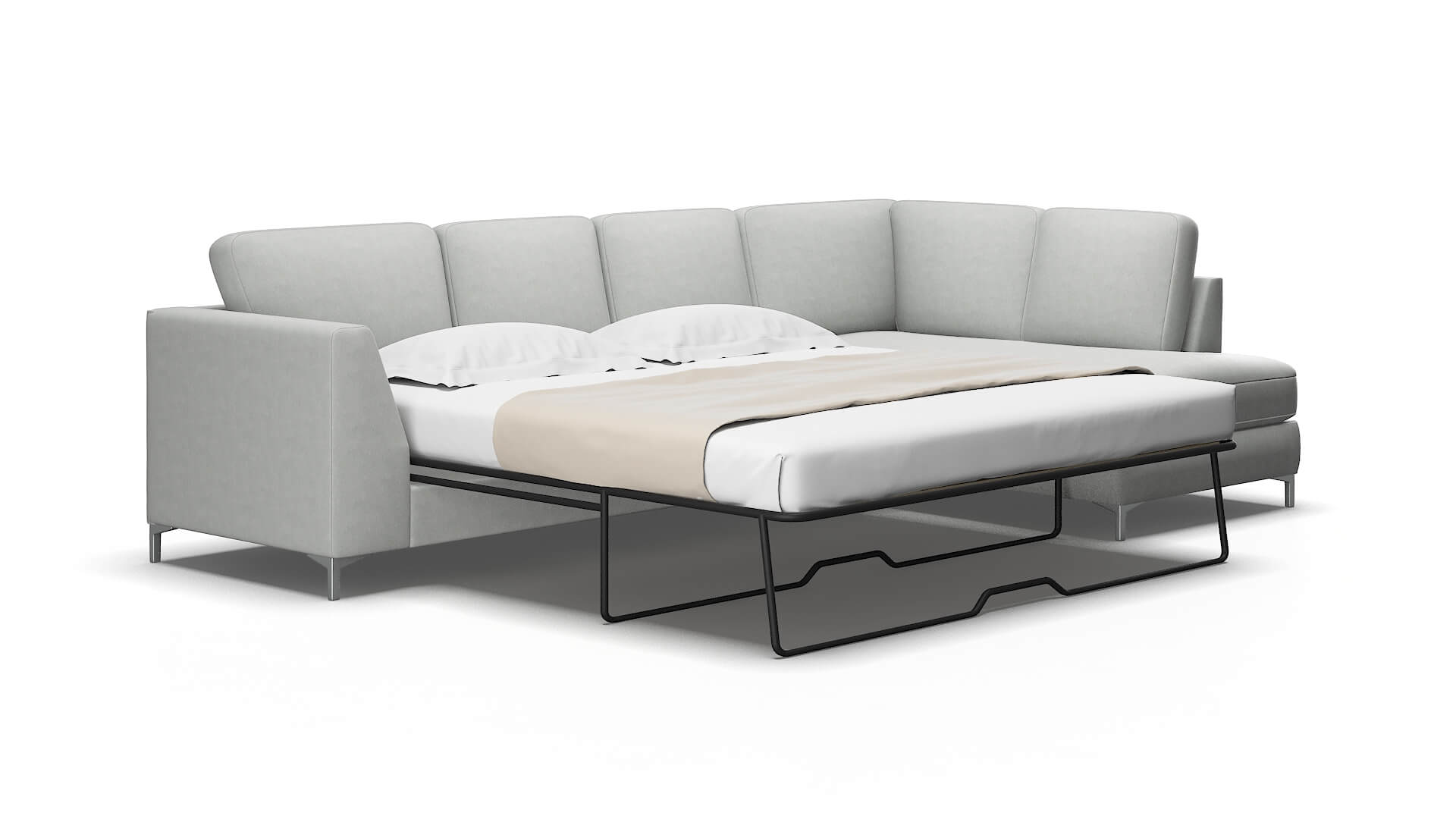 Royal Dawson Platinum Panel Sleeper Espresso legs 2