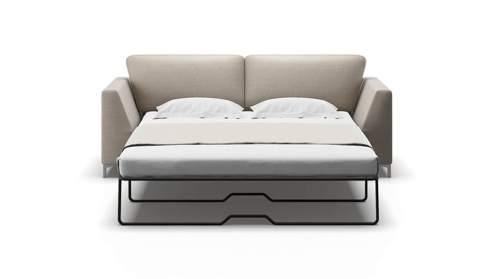 Royal Derby Linen Sofa Sleeper Espresso legs 1