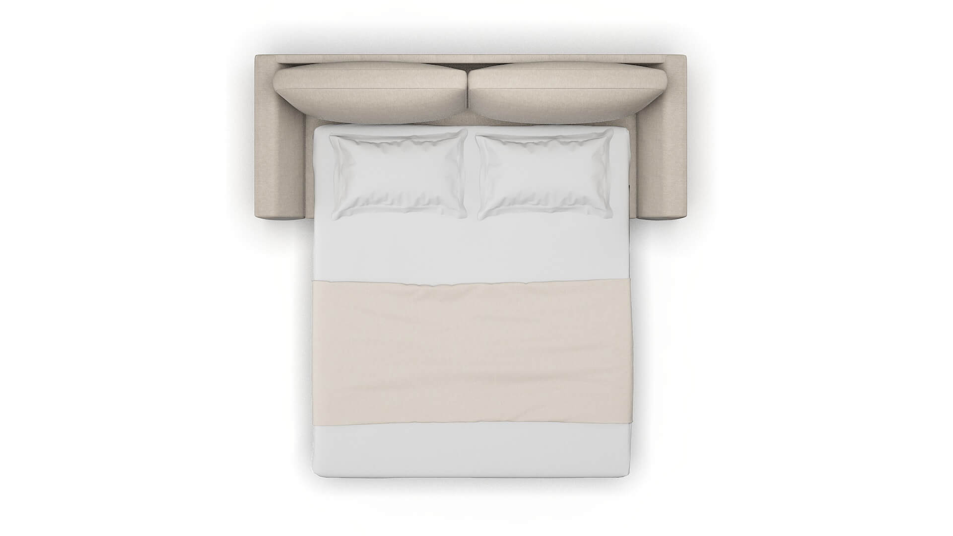 Royal Derby Linen Sofa Sleeper Espresso legs 3