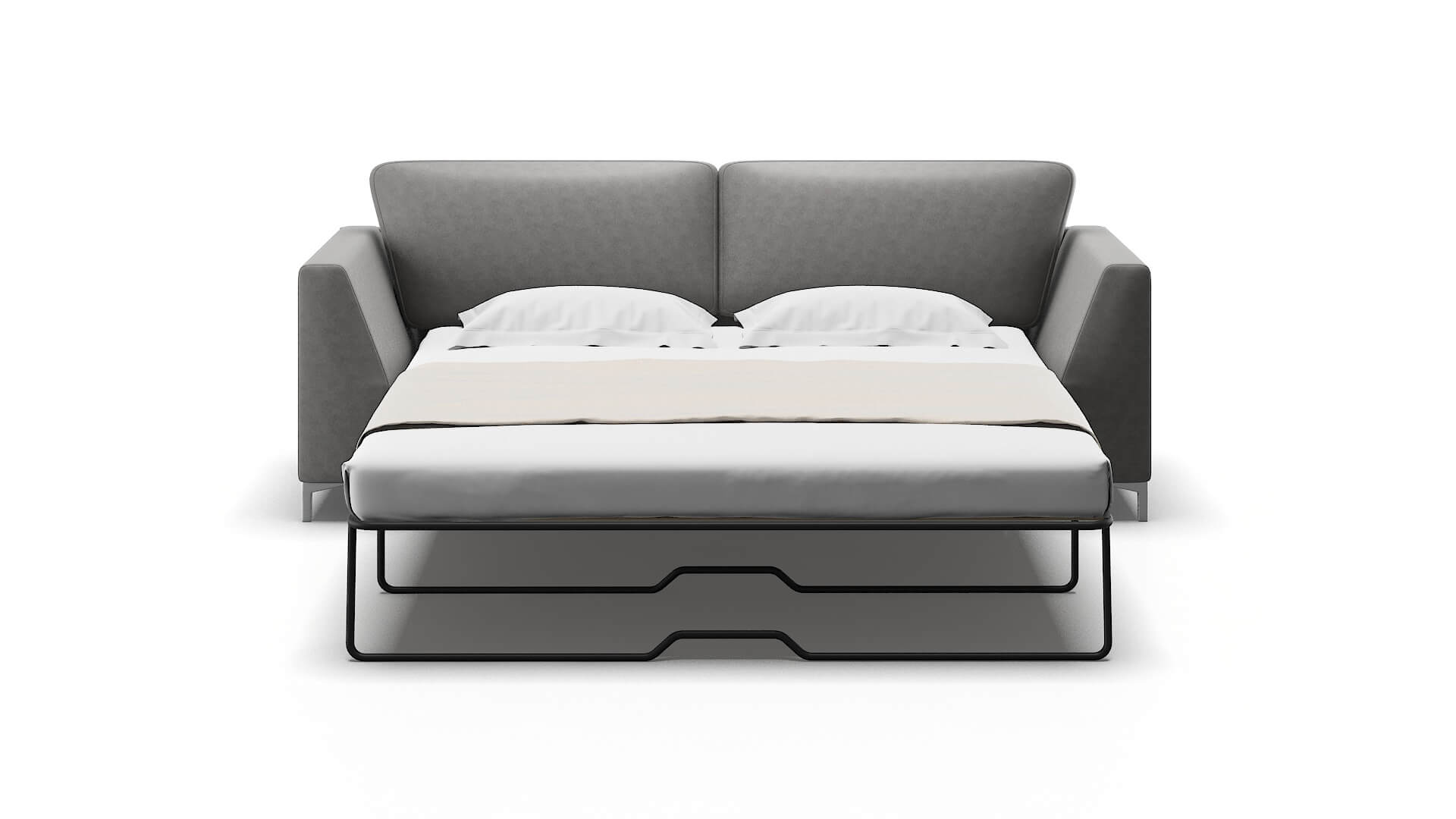 Royal Dream_d Charcoal Sofa Sleeper Espresso legs 1