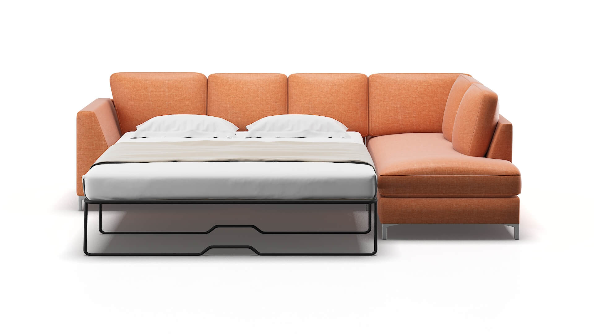 Royal Hepburn Appricot Panel Sleeper Espresso legs 1