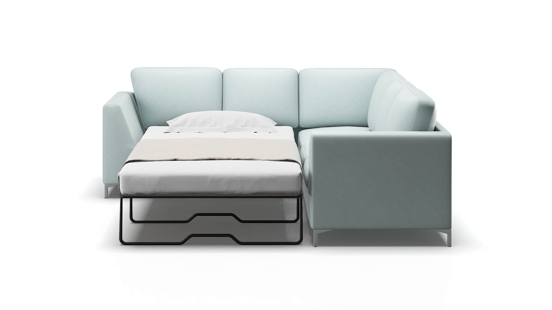 Royal Hepburn Peridot Sectional Sleeper Espresso legs 1