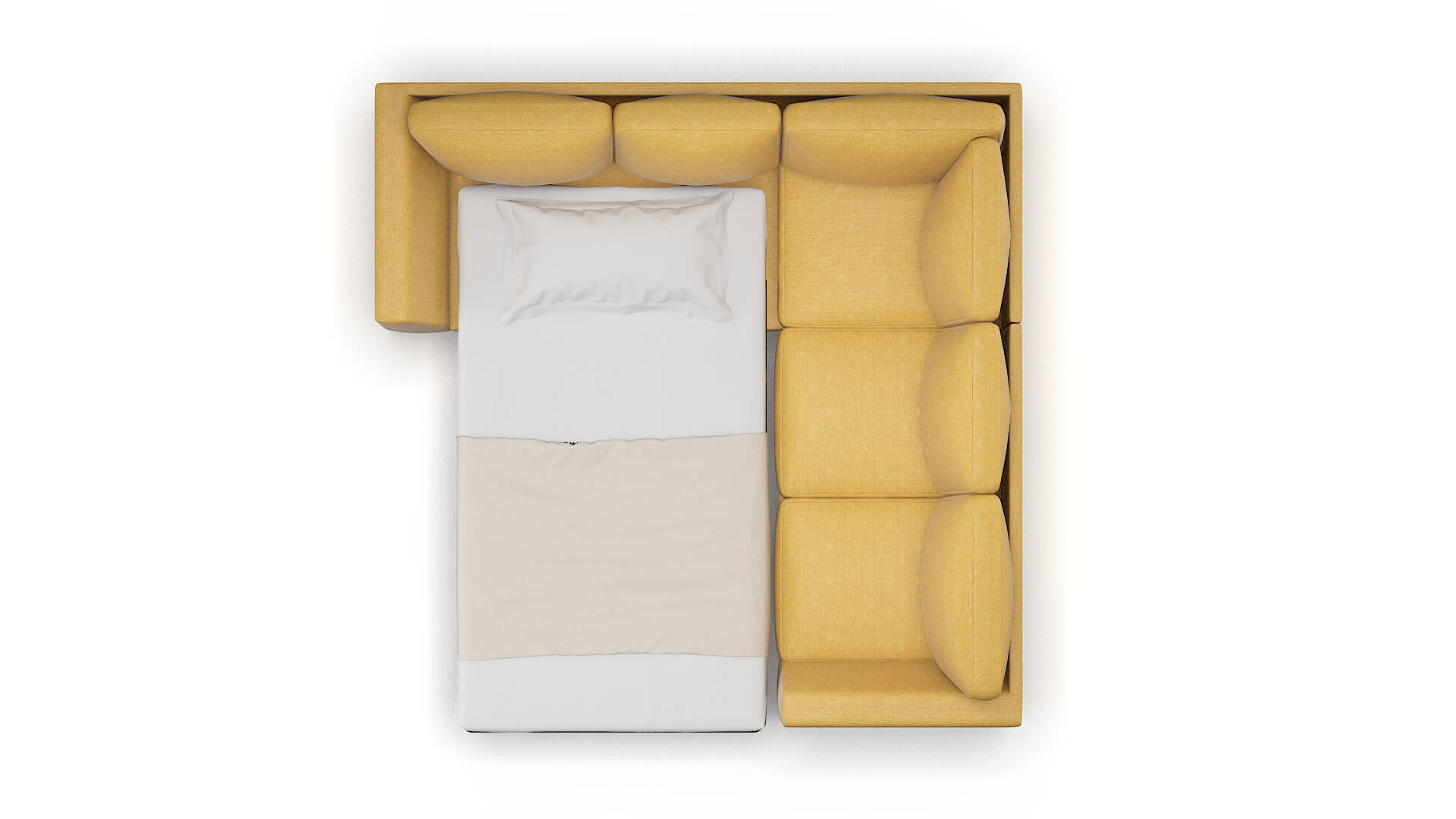 Royal Insight Citronella Sectional Sleeper Espresso legs 3