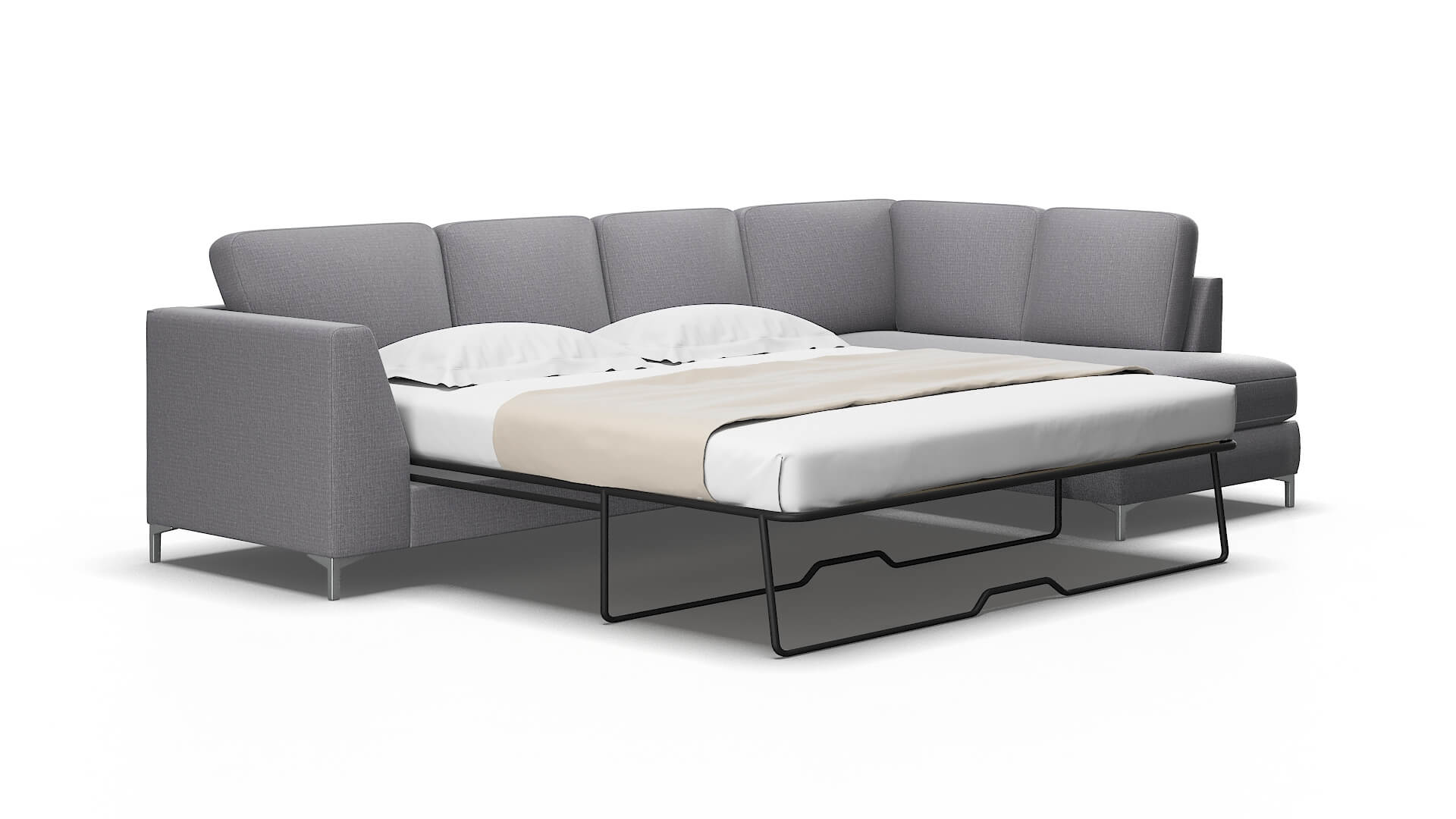 Royal Insight Denim Panel Sleeper Espresso legs 2