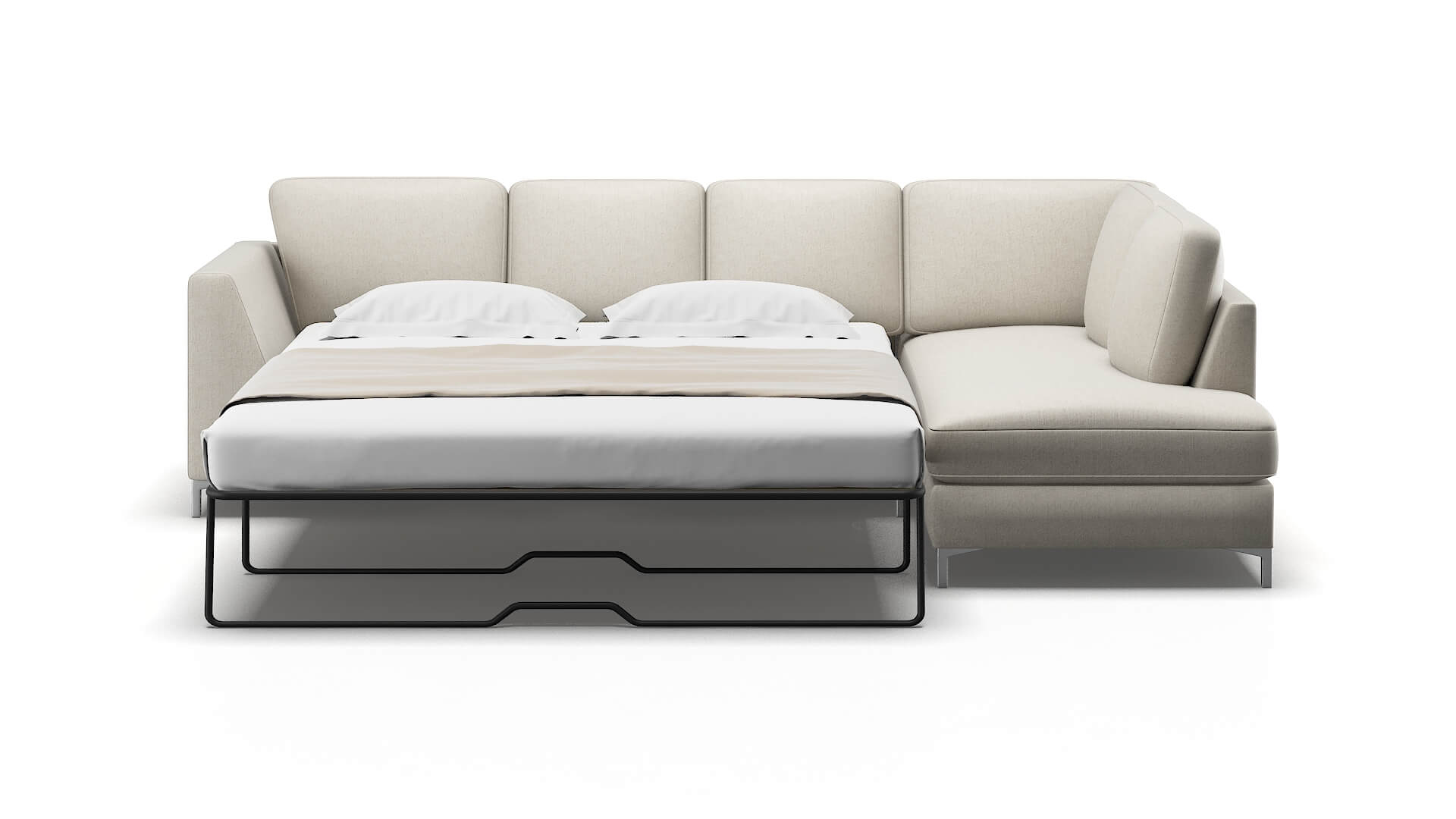 Royal Insight Dove Panel Sleeper Espresso legs 1