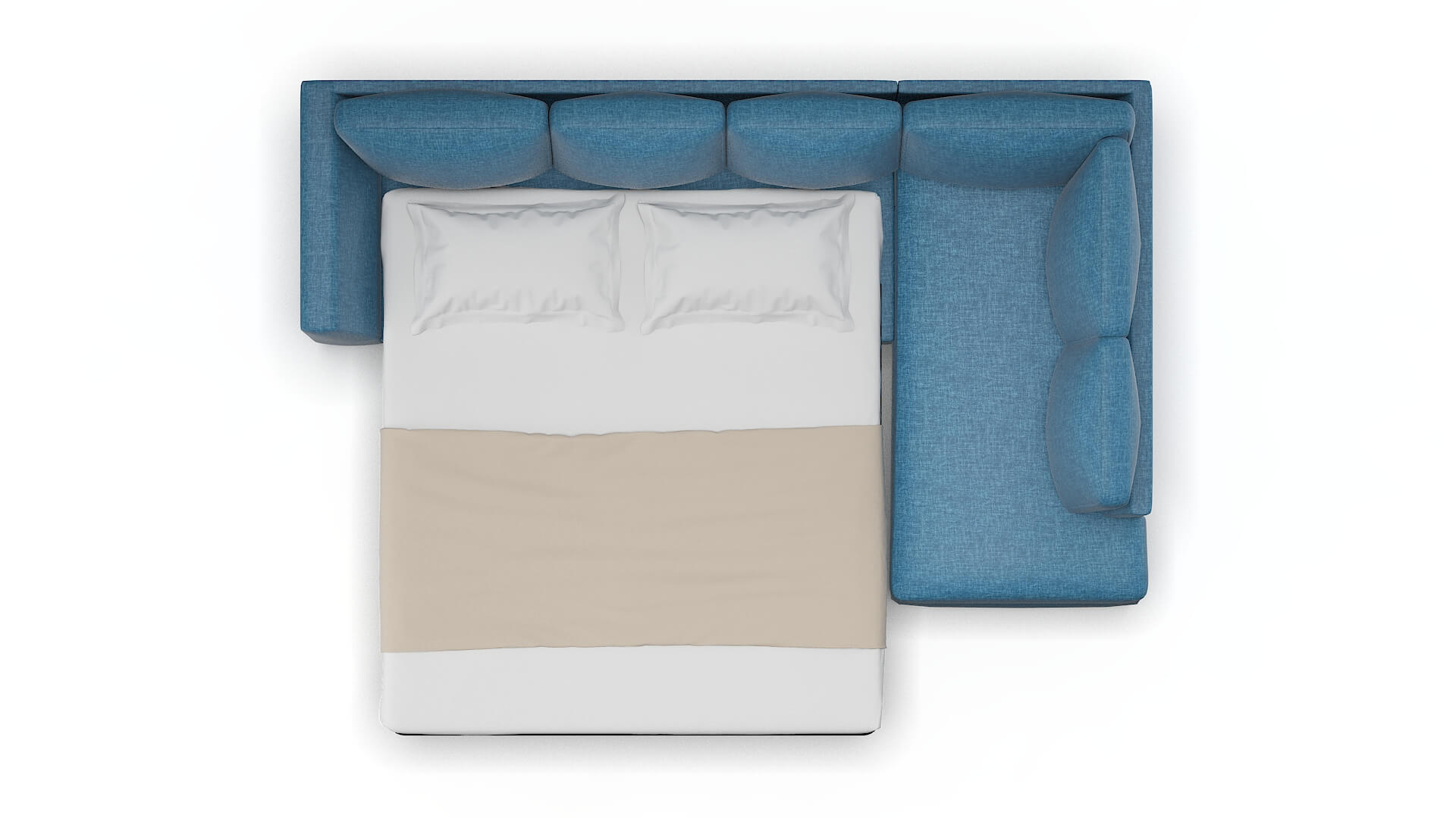 Royal Keylargo Ocean Panel Sleeper Espresso legs 3