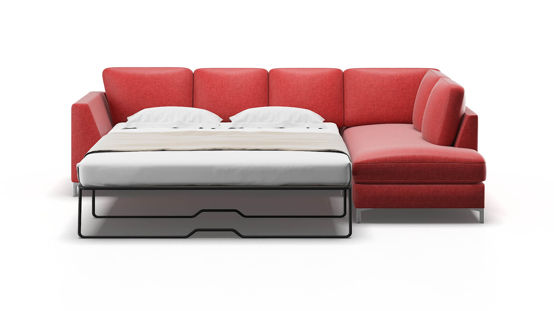 Royal Leslie Poppy Panel Sleeper Espresso legs 1