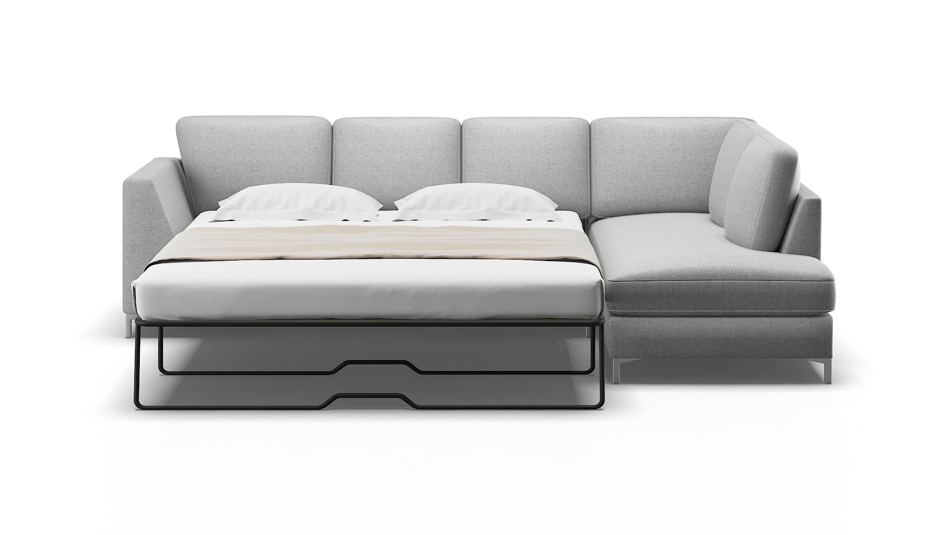 Royal Malibu Dove Panel Sleeper Espresso legs 1