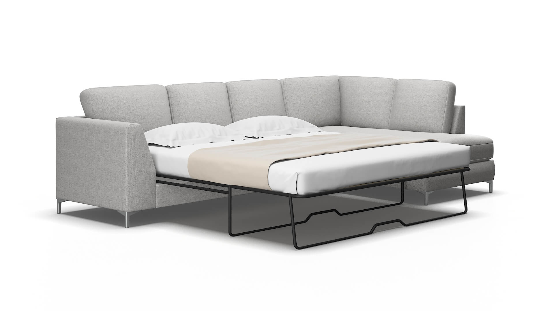 Royal Malibu Dove Panel Sleeper Espresso legs 2