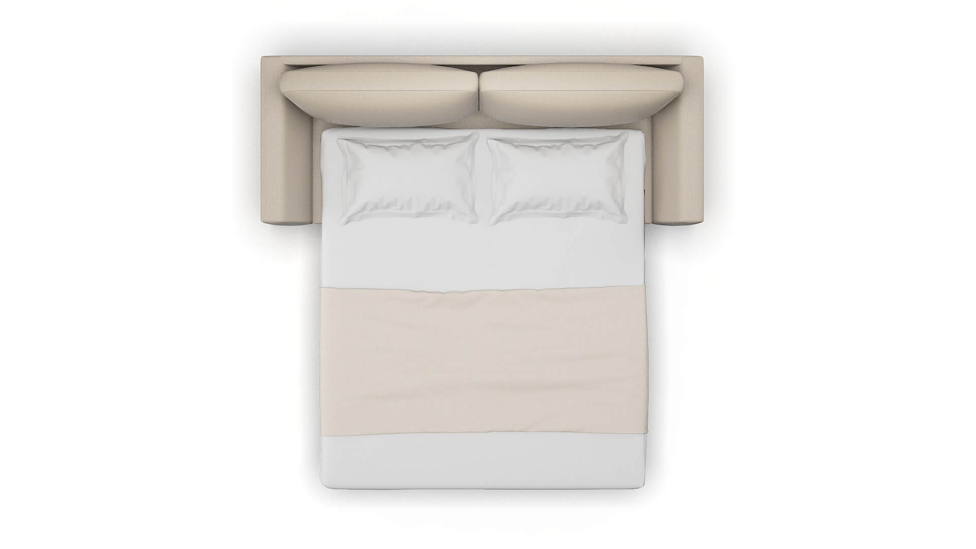 Royal Naples Almond Sofa Sleeper Espresso legs 3